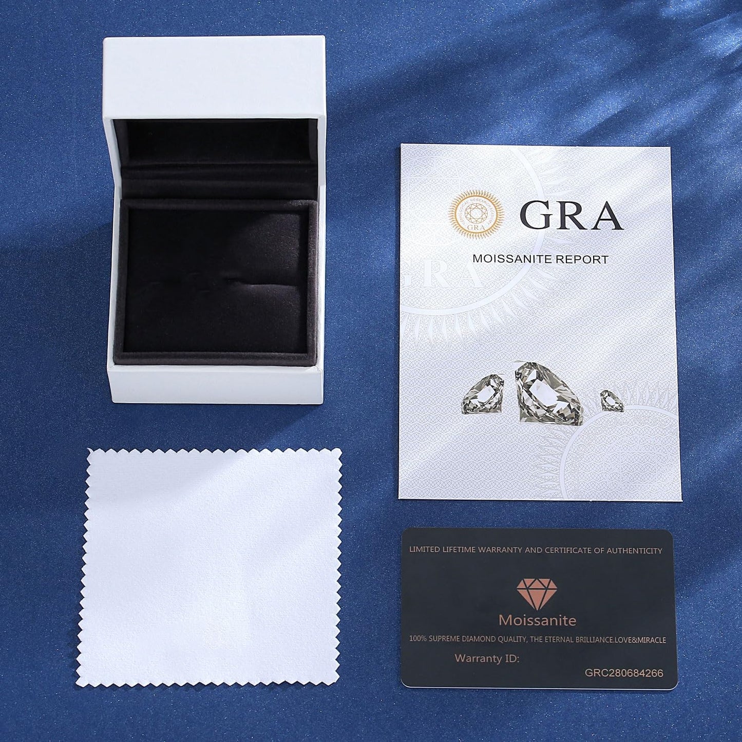 14K ホワイトゴールドメッキ スターリングシルバー 4プロング モアッサナイト スタッドピアス